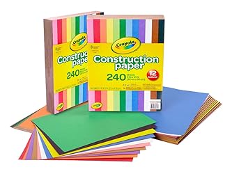Assorted Color Construction Paper Bulk Case 48 Packs
