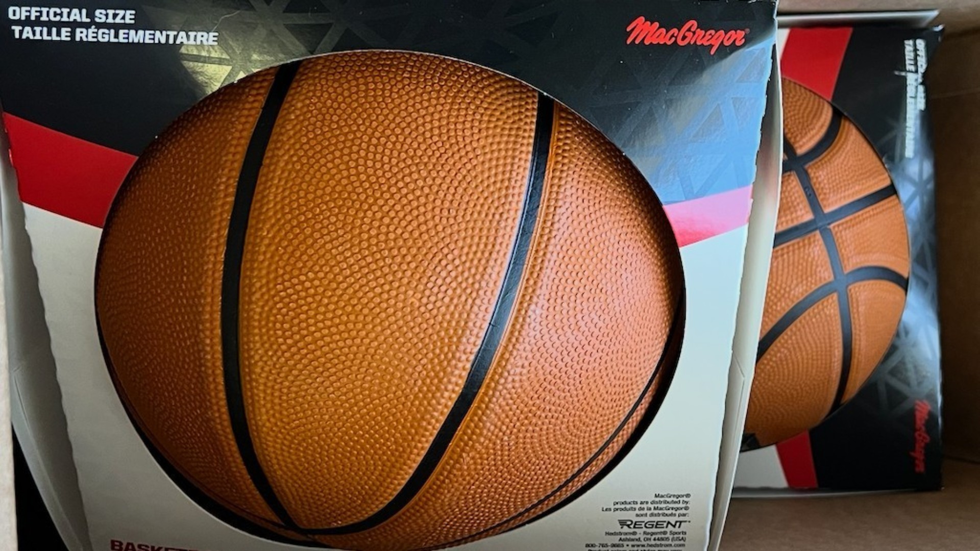 photo of previous delivery products arriving at charity